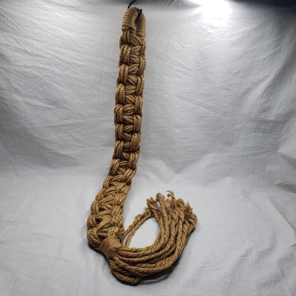 Macrame Long Wall Hanging Chunky Natural Rope Boho Brown